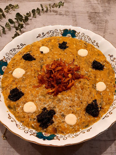 عکسی از دستور آش ماش و جو پرک