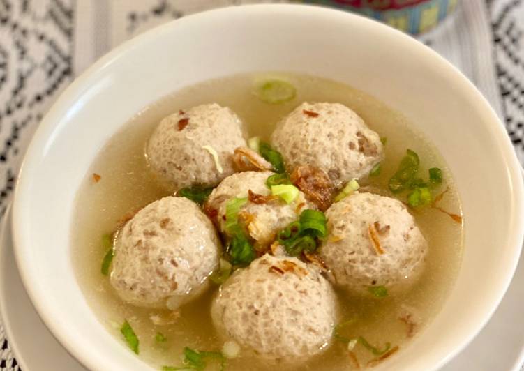 Resep Bakso Ayam (Lowcarb/Keto) Anti Gagal