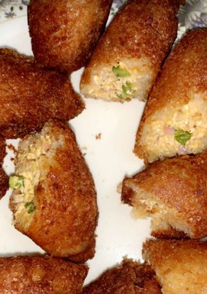 A picture of Paneer roll.