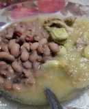 Bistec 🥩 en chile verde con habas