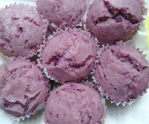 Siap Saji Kue ubi ungu merekah tanpa mixer Hari Ini