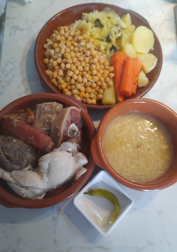 Una foto de Cocidito madrileño