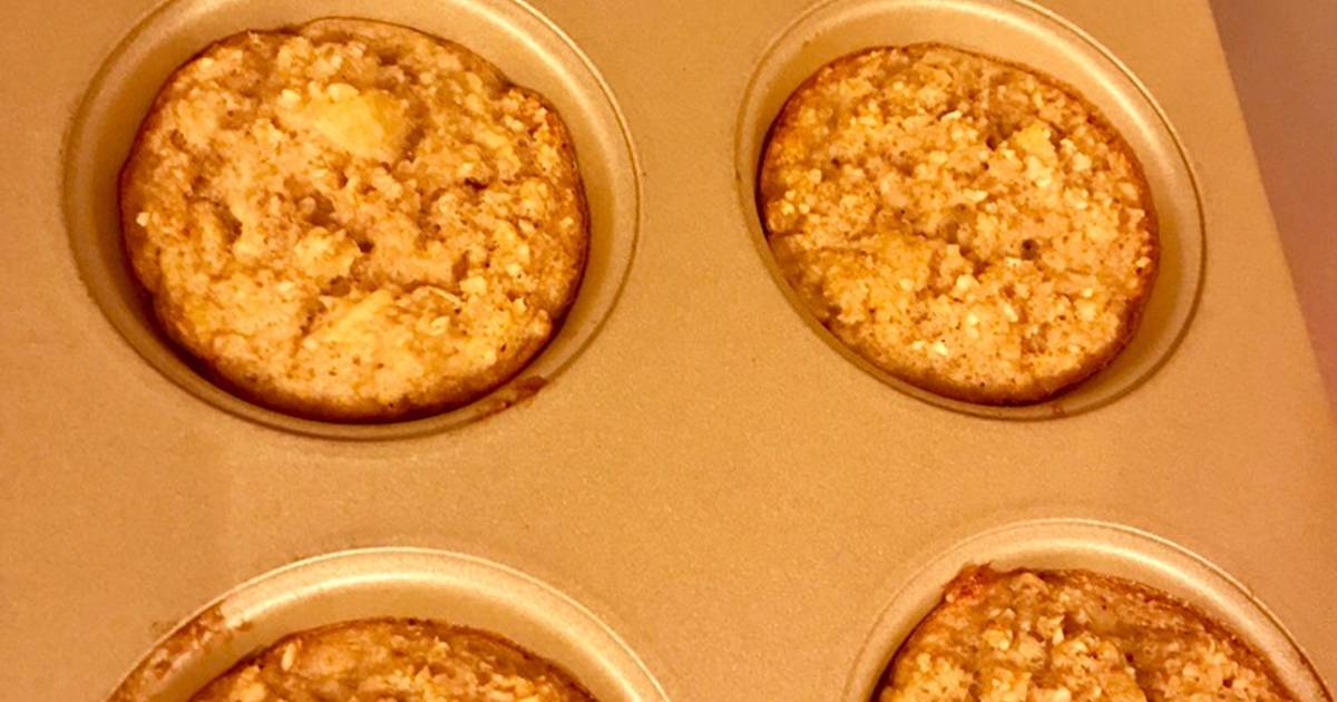 Muffins de avena y manzana light Receta de Sony Cookpad