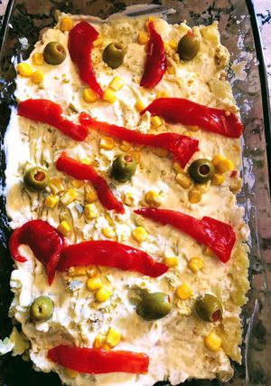 Una foto de Ensaladilla con atún y gambas