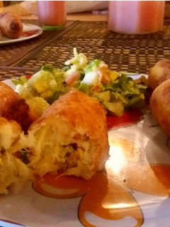 Una foto de Yuca rellena