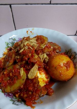 Foto resep Balado jengkol dan telur