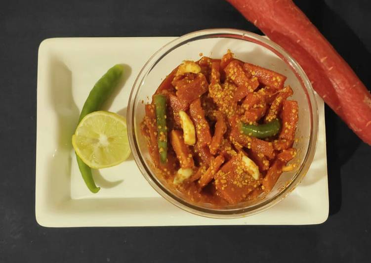 Recipe of Super Quick Homemade Instant Carrot pickle