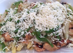 Una foto de Desgranado de pollo grille