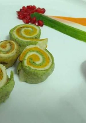 A picture of Tricolor Pinwheels.