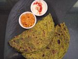 Healthy Spinach Paratha