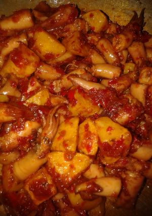 Foto resep sambal cumi kering kentang