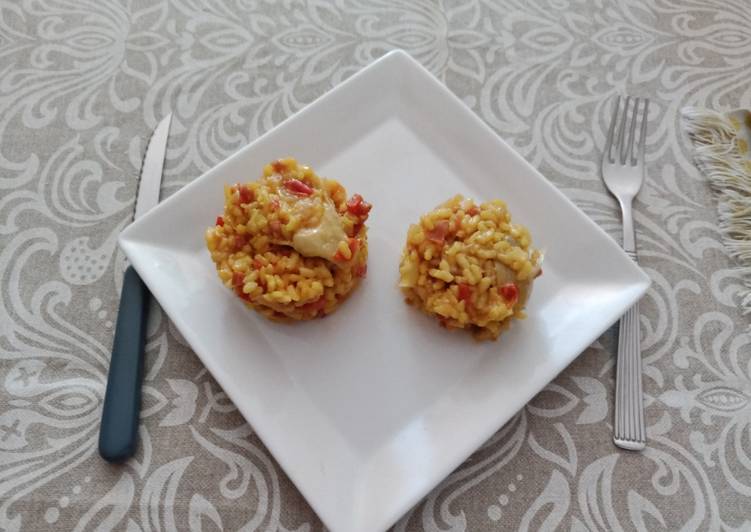 Arroz con alcachofas y jamón