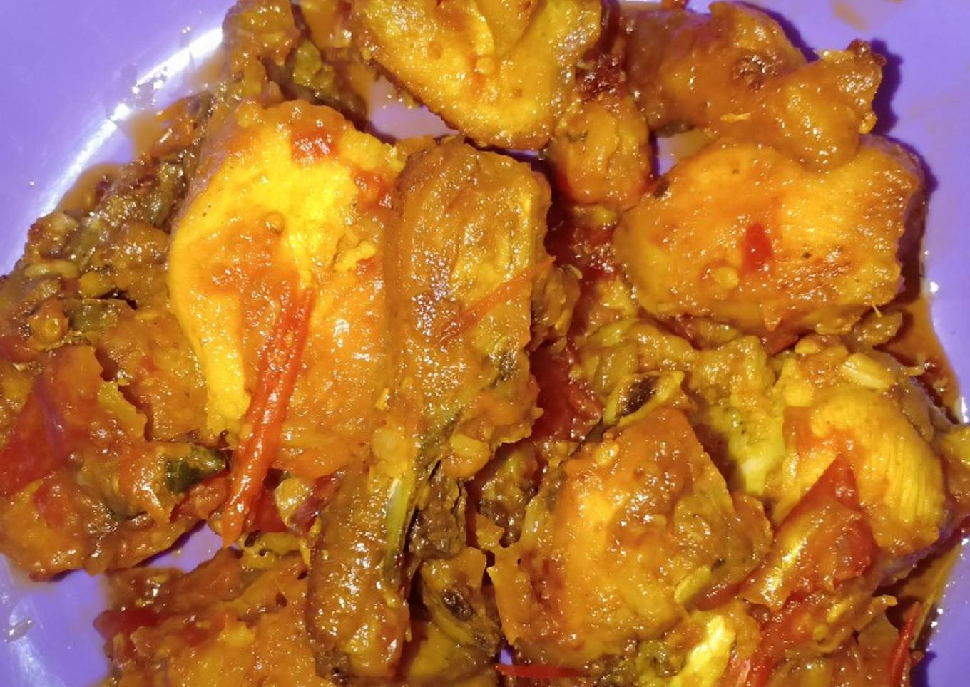 Ayam goreng sambal bajak