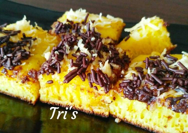 Cara membuat Bika Ambon ekonomis #enakanbikinsendiri yang enak dan Mudah Dibuat