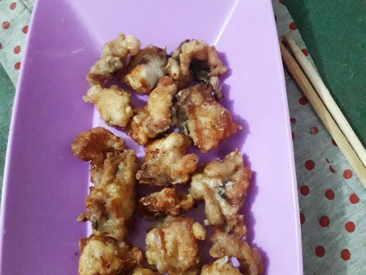 Langkah Mudah untuk Menyiapkan Resep Chicken karaage super simpel versi sg yang Uenak Anti Ribet, Bisa Manjain Lidah