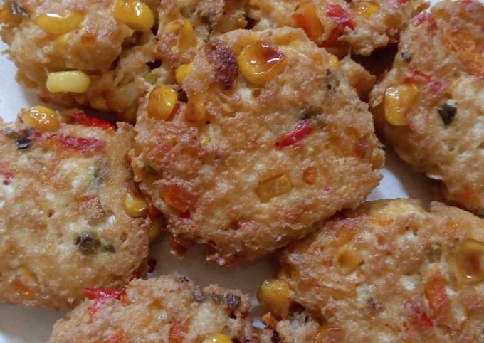 Bagaimana Membuat Prekedel tahu jagung wortel pedas yang Lezat Sekali