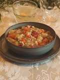 Minestra di orzo porri e patate