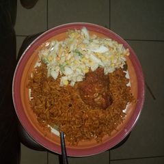 A picture of Party jollof rice.