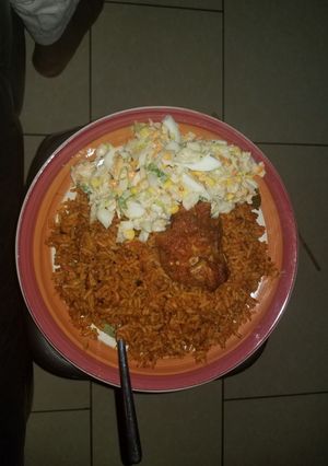 A picture of Party jollof rice.