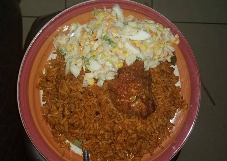 Steps to Make Quick Party jollof rice