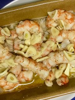 Una foto de Gambas al ajillo, 3' en microondas