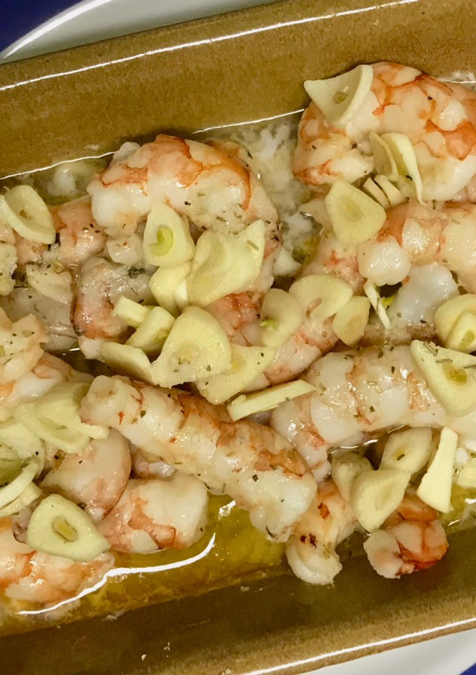 Una foto de Gambas al ajillo, 3' en microondas
