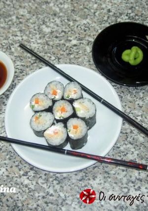 Φωτογραφία της συνταγής Σπιτικά σούσι!!! (maki sushi)