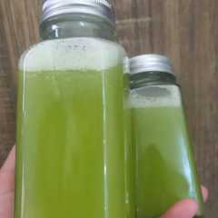 A picture of Jus Nanas 🍍 Timun 🥒(pakai slow juicer).
