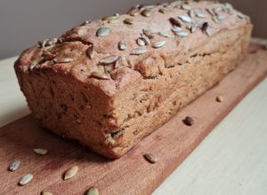 Una foto de Pan de espelta (escanda) y semillas 🌾 🌱