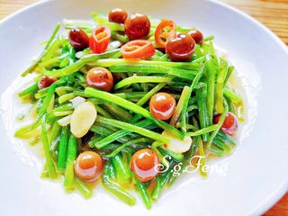 樹子炒水蓮