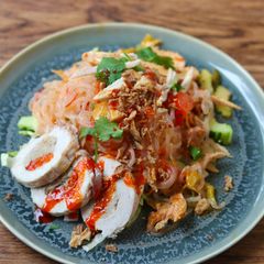 Leftover Christmas Thai spicy salad 🥗 A picture of Leftover Christmas Thai spicy salad 🥗.