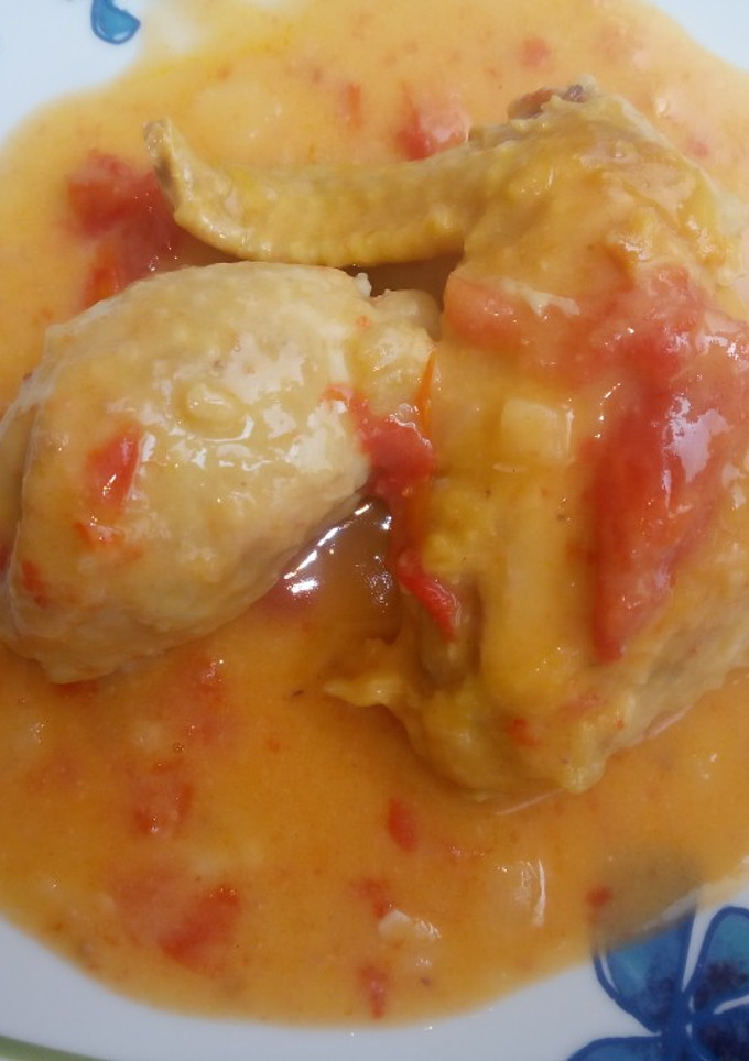 Una foto de Pollo en salsa de cacahuetes 😍😍