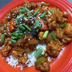A picture of Sweet and Sour Pork.