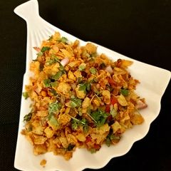 A picture of Cornflakes Bhel.