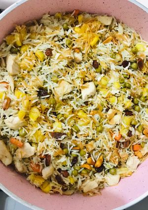 صورة لوصفة برياني دجاج 🍛❤️