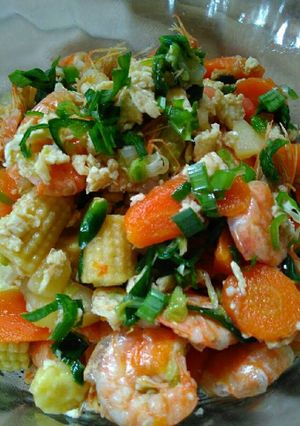 Foto resep Capcai udang ala anak kos