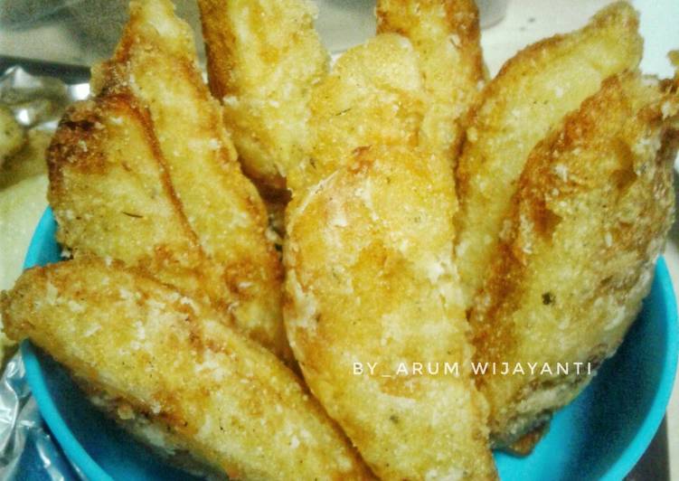 Cara Memasak Potato wedges goreng yang Renyah