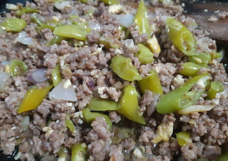 Recipe of Any-night-of-the-week Spicy Ground Pork