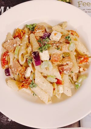 Hình của món Creamy Pasta Salad& Bacon.