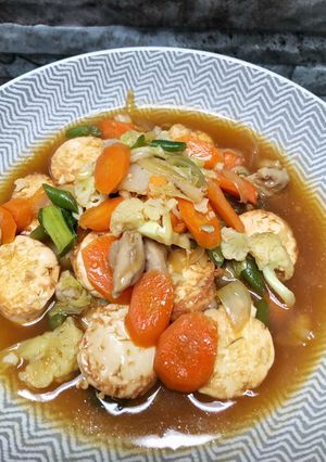 Foto resep Sapo Tahu Ayam Oriental