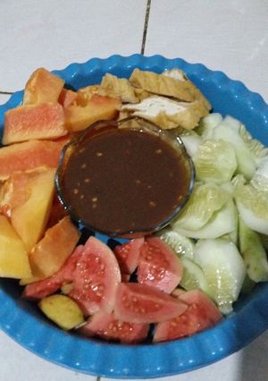 Foto resep Rujak Manis Apa Adanya