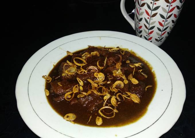 Semur Daging Sapi Mudah