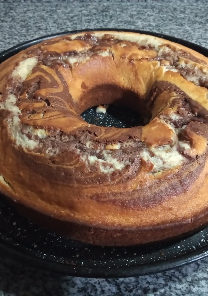 Una foto de Torta marmolado matera