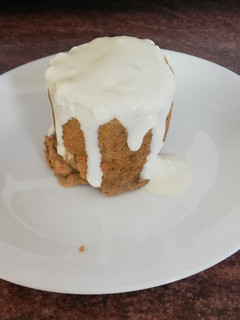 Una foto de Carrot mug cake
