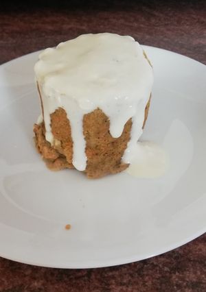 Una foto de Carrot mug cake