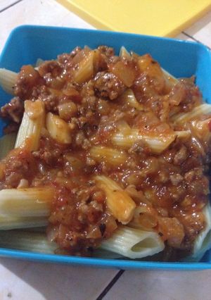 Foto resep Penne saus bolognese