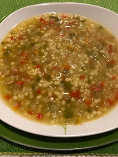 Una foto de Sopa vegana