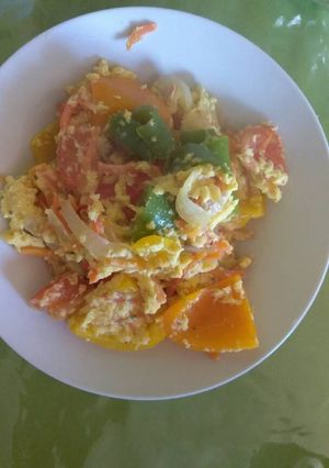 Foto principal de Chiles pimientos con huevo