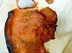 Hình của món Thịt heo xá xíu.