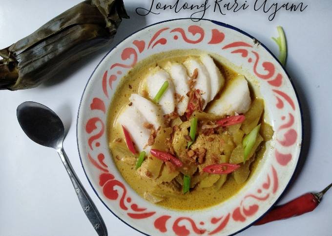Resep: Lontong Kari Ayam Yang Sederhana
